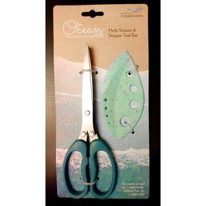 Herb Scissors & Stripper Tool made with Ocean Plastic by CWC